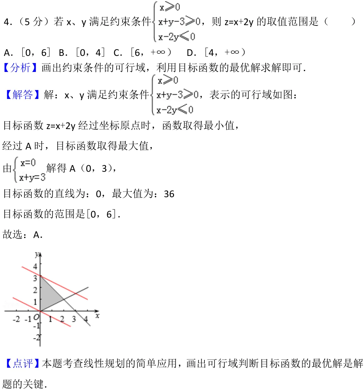 浙江 2017 · 数学 q04 原卷截图（含答案）