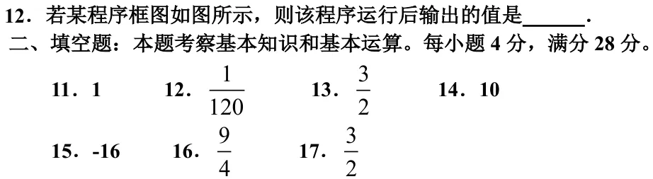 浙江 2012 · 数学 q12 原卷截图（含答案）